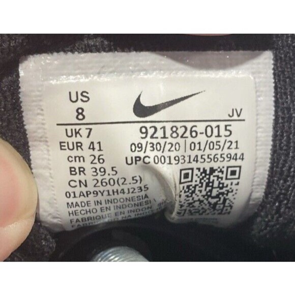 Nike Air Max 97 Mens Size 8 Black Athletic Running Shoes Sneakers 921826-015 - Picture 8 of 8